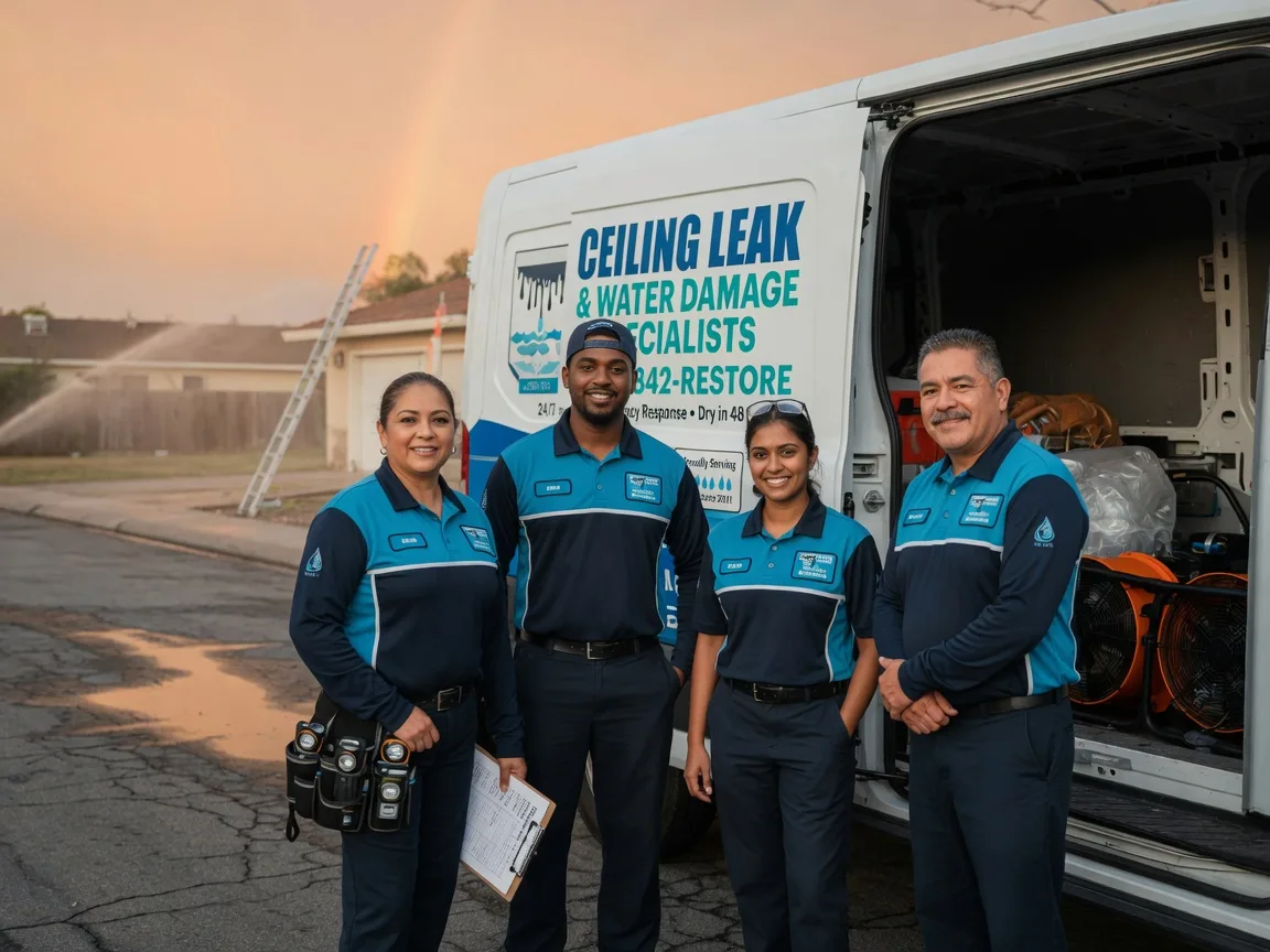 Ceiling Leak Cleanup company in Rock Glen, PA