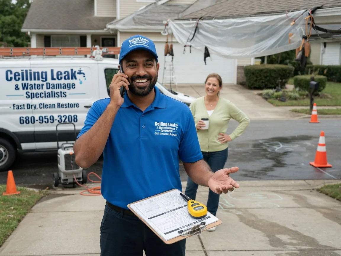 Ceiling Leak Cleanup Rock Glen, PA FAQs